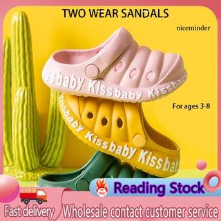 Nice_Lindo verano de los niños antideslizante suave EVA transpirable sandalias de playa zapatillas zapatos planos (1)