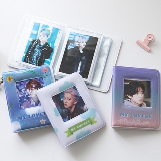 36 bolsillos tarjetas tiene Mini 3" Instax álbum de fotos para Fuji Instax y tarjeta de nombre 7s 8 25 50s Mini álbum de fotos