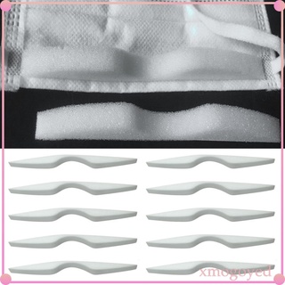 10 Pcs Anti-Fog Nose Bridge Pads Cushion Strips for Mouth Masks 100x10x10mm