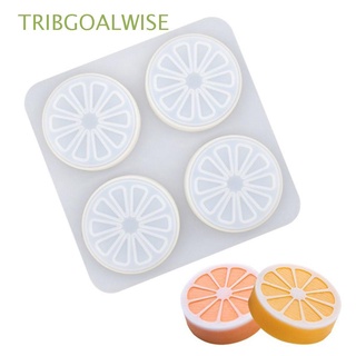 tribgoalwise diy art jabón molde de silicona 4 cavidades molde de vela jabón hacer creativo naranja hecho a mano moldes de resina