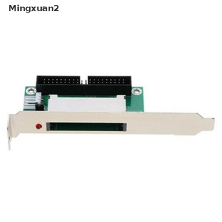[Ming] 40 pines IDE a tarjeta Flash compacta CF convertidor adaptador PCI soporte Panel trasero