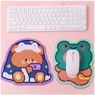 [Cute Bear Mouse Pad][ Ins Girl Heart Student Computer Small Mouse Non-slip Pad][Personalized Mouse Pad Is Suitable For Laptop Office Decoration Accessories Gifts] (3)