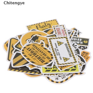 Chitengye 50 pzs stickers amarillos con dibujo/recién nacidos Para Laptop/equipaje/Guitarra/Epidemico