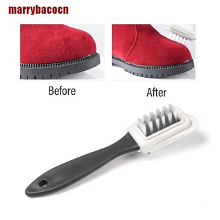 [Marrb] cepillo de zapatos para limpiar botas de gamuza Nubuck zapatos limpiador goma borrador cepillos RRY (1)