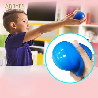 ABBYES 65mm Squash Ball Throw Stress Globbles Sticky Target Ball Suction Children's Toy Family Games Fluorescent Luminous Kids Gifts Decompression Ball/Multicolor