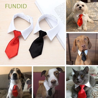 fundid cómoda corbata formal moda collar blanco corbata de perro nuevo perro gato aseo lindo esmoquin lazos lazos encantadores ajustables accesorios para mascotas/multicolor
