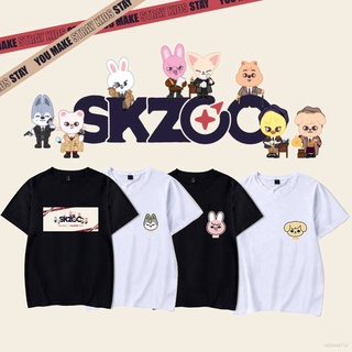 stray kids combination go students skzoo la misma dibujos animados camiseta de manga corta ropa cosply