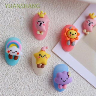 Yuanshang 3d De uñas De Resina con moñoíris/plátano/Diy/3d/decoración De uñas