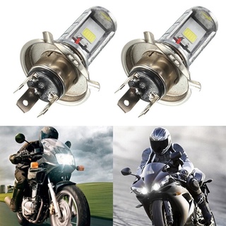 {FCC} 1 pza faro delantero LED H4 COB para motocicleta alta/bajo luz delantera/foco blanco {newwavebar.cl}
