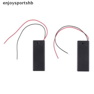 [enjoysportshb] 2 funda para batería aaa de 3 v, 2 unidades, con interruptor de encendido/apagado, caja de interruptor [caliente]