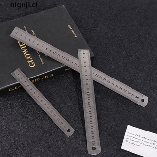 NIGN 3Pcs Stainless Steel Ruler for Engineering School Office 15cm/20cm/30cm CL (1)