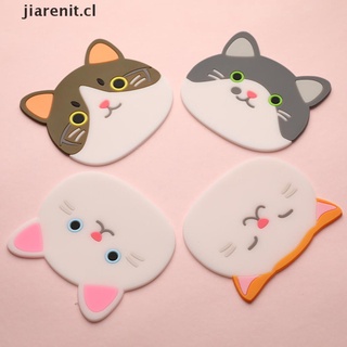 [jiarenit] almohadilla de mesa aislante mantel individual para taza, decoración del hogar, patrón de gato, posavasos cl
