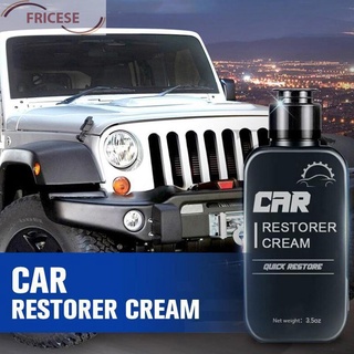 100 ml Interior del coche de plástico restaurador de cuero restaurador pasta de renovación + esponja