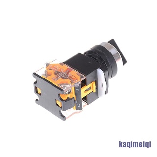 [Kaqi] 2 posiciones sin mantenimiento NC Selector interruptor interruptor giratorio LA38-11X2 EIQA (4)