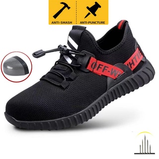 Zapatos de seguridad kasut seguridad baja parte superior del dedo del pie de acero ligero zapatos de trabajo Anti-golpes Anti-punción resistente a la abrasión botas de seguridad