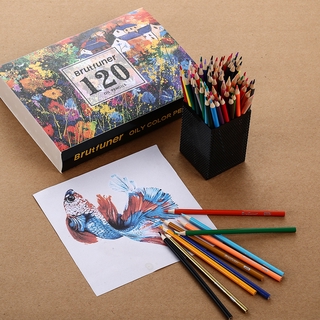 Embalaje original | 48/72/120 Brutfuner Lápices De Colores De Arte Aceitoso Set Para Adultos Libros Para Colorear Artista Dibujo Bocetos Manualidades Para Principiantes/Artistas (8)