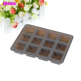 [ARedtin] Molde cuadrado de silicona para jabón, bricolaje, Chocolate, tartas hechas a mano