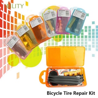 IBILITY Practical Bicycle Repair Tool Kits Boxed Tire lever Tire repair Portable Mountain Bike Plastic Repair Cycling/Multicolor