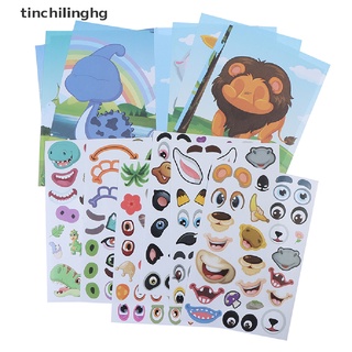 [tinchilinghg] niños diy hacer una pegatina de la cara libros para niños pequeños juegos de rompecabezas juguetes regalo [caliente]