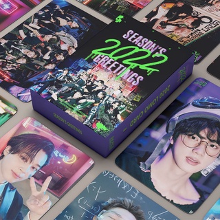 54 Unids/set Kpop BTS 2022 Tarjetas Lomo Temporada De Felicitación Alta Calidad HD Álbum De Fotos Bangtan boys Postal