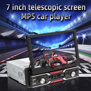 Greenbox 9603 7 pulgadas Auto reproductor MP5 pantalla retráctil Bluetooth compatible con Radio FM AM RDS reproductor multimedia para vehículos (1)