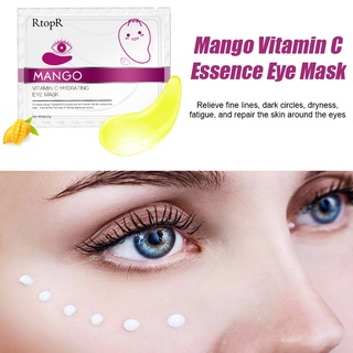 [hst]2 pzs mascarillas de colágeno con mango para ojos vitamina c anti-envejecimiento ojeras parche para acné