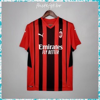 [fhstefgt.br]camiseta De fútbol 21/22 AC Milan home