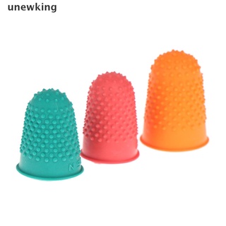 [unewking] 5 piezas cono de goma dedal protector de dedo punta de dedo accesorios de costura [unewking]