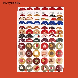 Nvryccoky 24 pzs calcomanías adhesivas con Tema De navidad/día De navidad/Vintage (2)