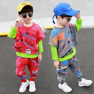 Niños casual moda traje de niños casual traje de moda * niños niños conjunto de ropa