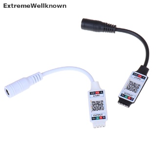 [ExtremeWellknown] Controlador inalámbrico LED Bluetooth RGB 5-24V para RGB 3528 5050 tira