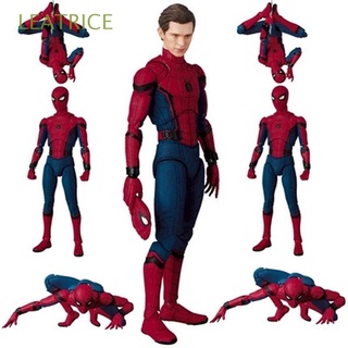 LEATRICE Collection Gift Spiderman Action Figure Statue Movie Avengers Spiderman Model Toy Christmas Gift Figure Dolls Change Face Tom Holland Marvel Toys for Kids Spiderman Homecoming