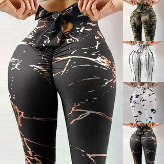 Mujer Impreso Cintura Alta Yoga Pantalones Anti-Celulitis Leggings Butt Lift Deportes Gimnasio # Es 44639 VH2Q2F (9)