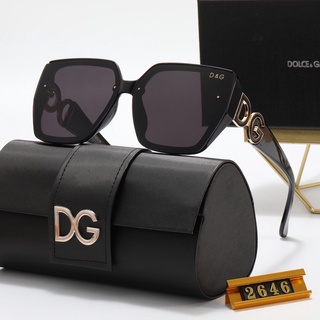 Dolce & Gabbana gafas de sol cuadradas de gran marco uv400 de moda para hombres y mujeres de alta calidad