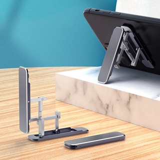 Mini Soporte Universal Autoadhesivo De Aluminio Plegable Para Teléfono De Escritorio/Portátil/Tableta De Móvil/Mesa Celular Compatible Con iPhone Y Android (6)
