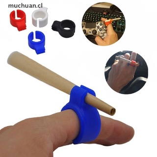 【muchuan】 1Pcs Silicone Smoker Finger Ring Hand Rack Cigarette Holder Smoking Accessories 【CL】