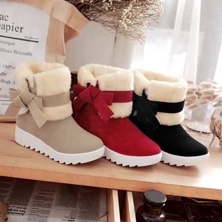 [0913] botas de las mujeres de las mujeres de invierno zapatos de moda sólido botas de nieve femeninas botas de tobillo (1)