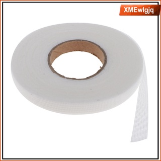 1 rollo de 54 yardas cinta adhesiva de dobladillo cinta de hierro en tela de costura fusible cinta de cinta para ropa de 10 mm de ancho