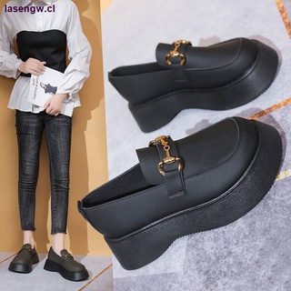 British style small leather shoes female 2021 spring and autumn new thick-soled retro small single shoes wild college style jk soft sister single shoes