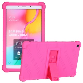 Funda de silicona suave para niños para Samsung Galaxy Tab A 8.0 2019 SM-T290 SM-T295 SM-T297 Tablet Funda A prueba de golpes con soporte