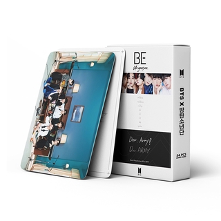 54 unids/caja Kpop BTS BE álbum Lomo tarjeta HD foto tarjeta postal (1)