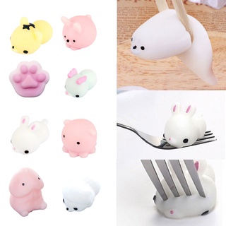 HFZ Cute Soft Bear Cat Animal Stress Relief Squeeze Squishy Toy Decompression Gift