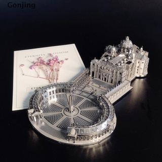 [Gon] rompecabezas 3D Metal asamblea modelo St. Patrick'S Cathedral modelo Kits DIY rompecabezas juguete