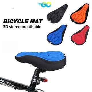 Funda De asiento De Gel suave De silicona transpirable Para Bicicleta 3d