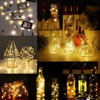 Luces Led solares/botella De vino/luces Led/corcho/alambre De Cobre/alambre De hadas/fiesta De navidad/decoración De boda (2)