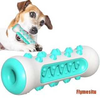 FlymeS - cepillo de dientes para perro, goma, juguetes para masticar, Molar, dientes, palo de limpieza Dental