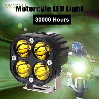 mozell 40w motocicleta led iluminación 3 pulgadas accesorios de motocicleta conducción moto focos universal barco luz de trabajo 12v 24v off-road camión lámpara decorativa/multicolor