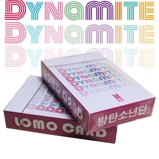 54 unids/caja kpop bts dynamite - tarjeta postal de álbum lomo hd