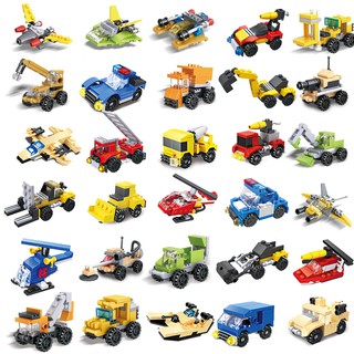 bloques de construcción para niños juguete educativo coche avión tanque barco barco animal dinosaurios compatible legoingly bloques