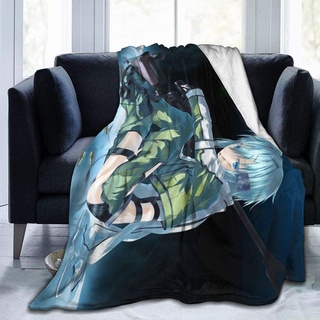 Hgwhgs manta ligera, Asuna Yuuki Kirito Yui Super suave manta ligera, hipoalergénico sofá cama de felpa sala de estar 50x40 en/60x50 en/80x60 IN